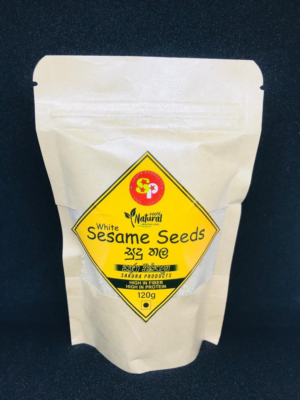 White Sesame Seeds 120g